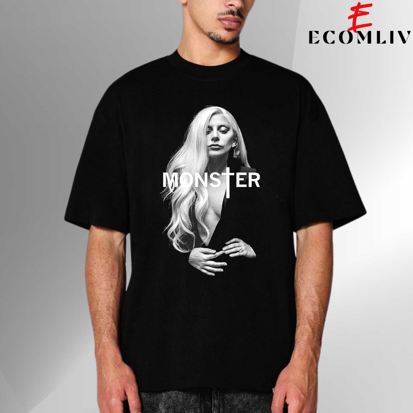 Lady Gaga Vintage Graphic Tee, Pop Icon Shirt, Streetwear Merch